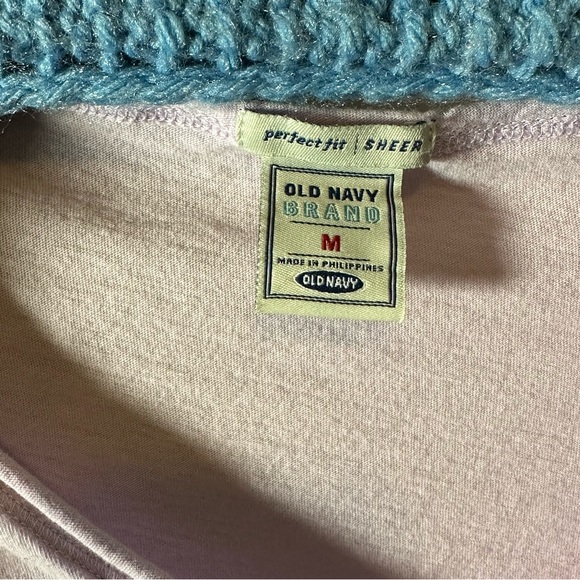 Set of 3 Old Navy Perfect Fit Sheer Long Sleeve Tees - Picture 2 of 9